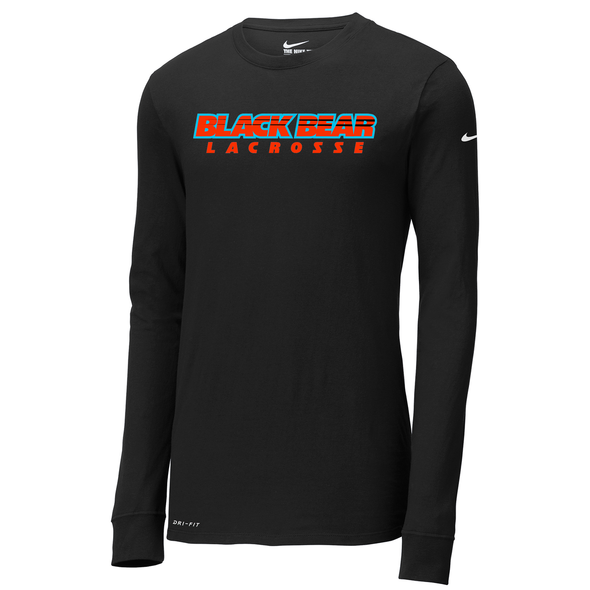 Black Bear Lacrosse Nike Dri-FIT Long Sleeve Tee