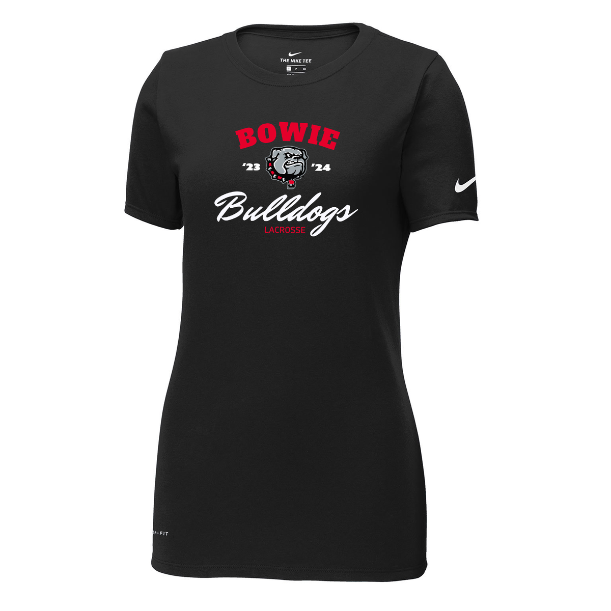 Bowie Boys Lacrosse Nike Ladies Dri-FIT Tee