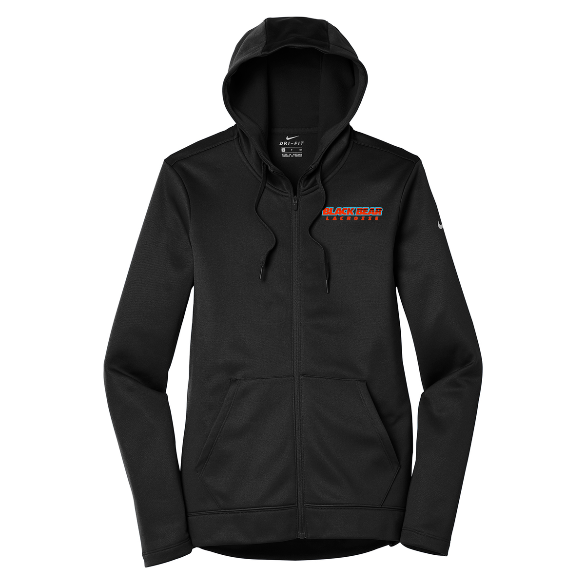 Black Bear Lacrosse Nike Ladies Therma-FIT Full Zip Hoodie