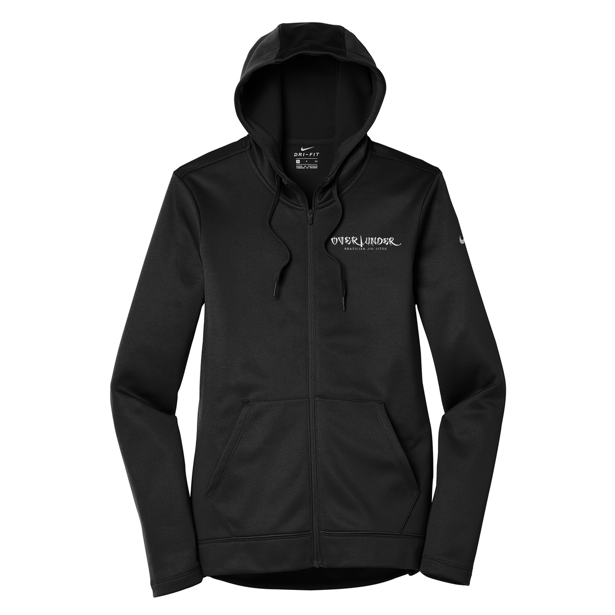Over/Under Jiu Jitsu Nike Ladies Therma-FIT Full Zip Hoodie