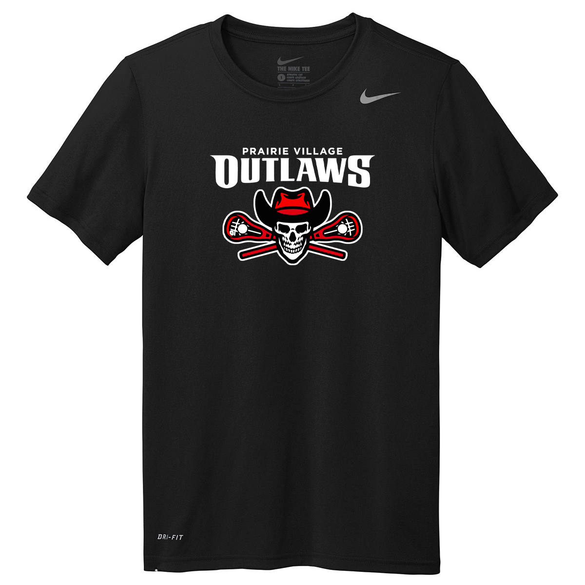 Prairie Village Outlaws Lacrosse Nike Legend Tee