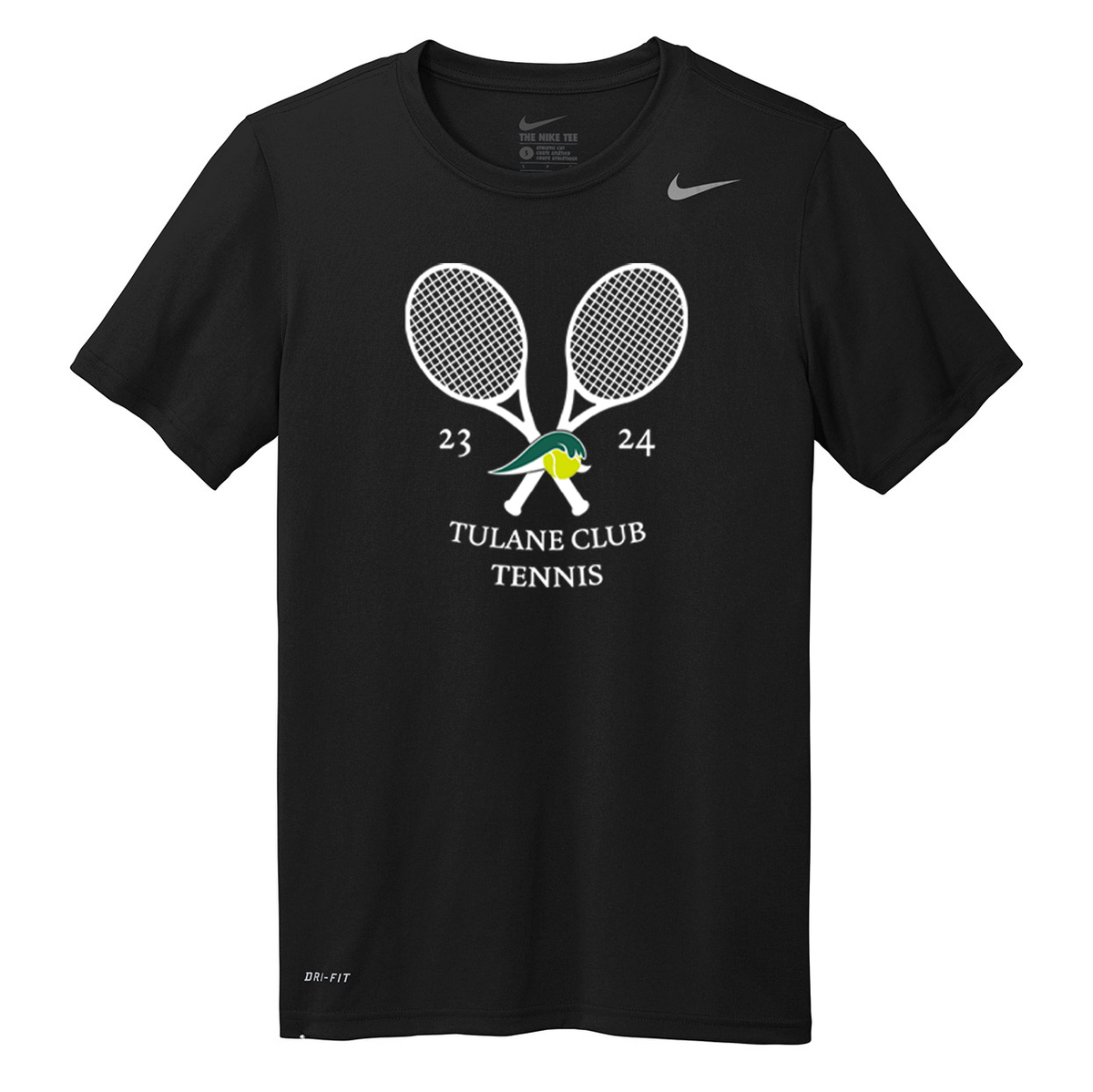 Tulane Club Tennis Nike Legend Tee