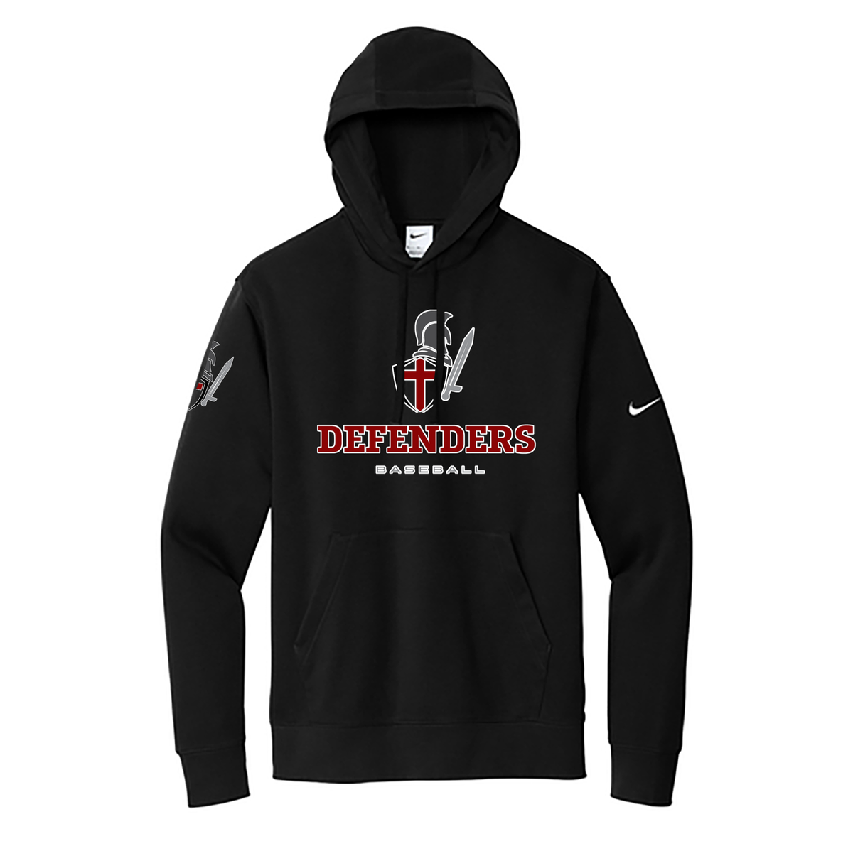 Defenders Baseball Nike Fleece Swoosh Hoodie