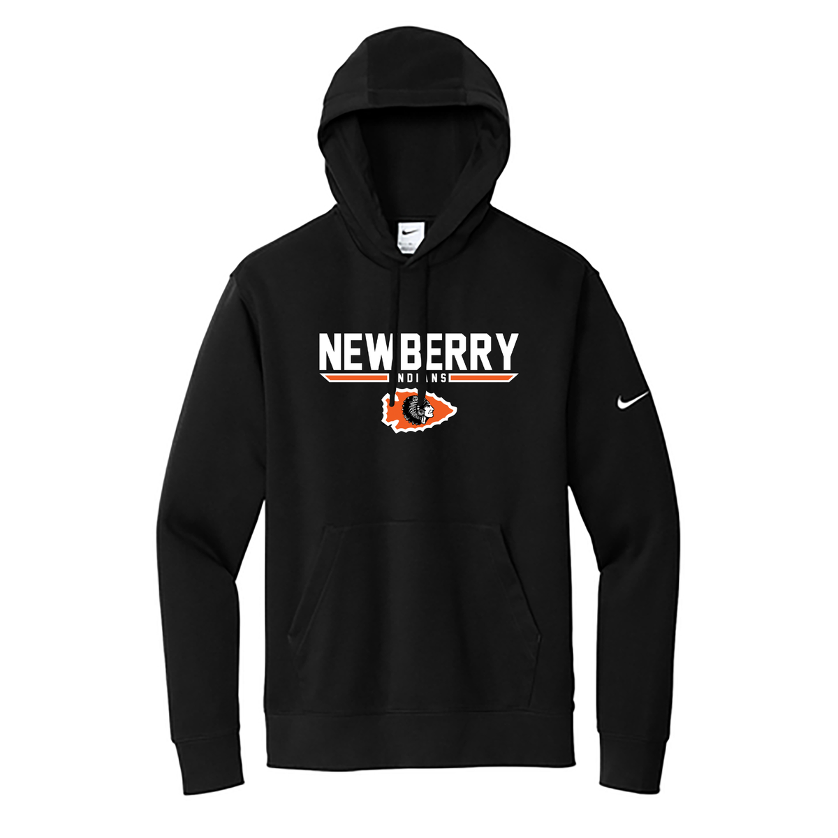 Newberry HS Football Nike Fleece Swoosh Hoodie