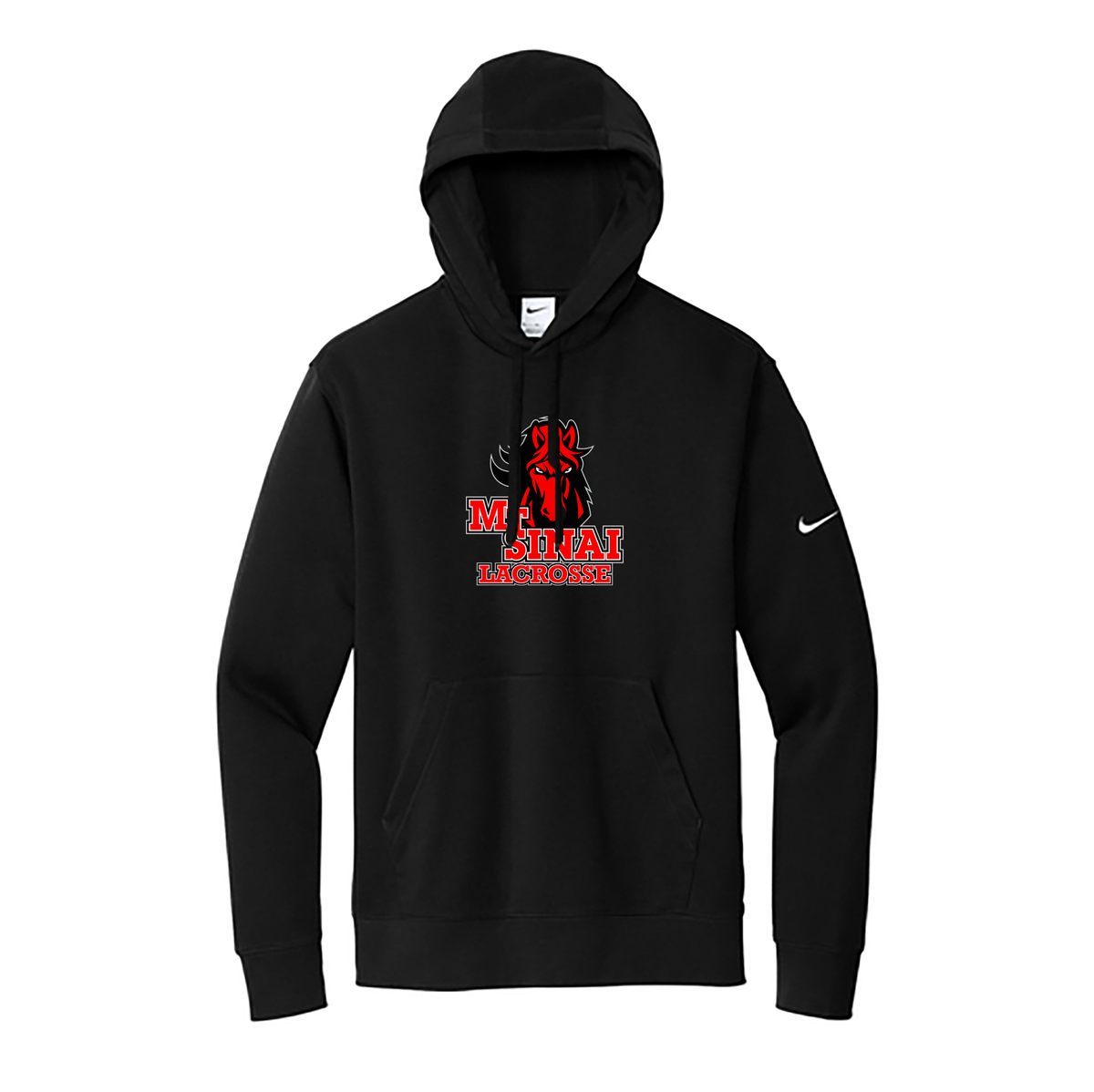 Mount Sinai Lacrosse Nike Fleece Swoosh Hoodie