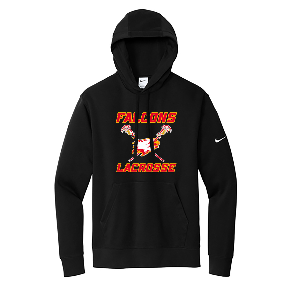 Falcons Lacrosse Club Nike Fleece Swoosh Hoodie