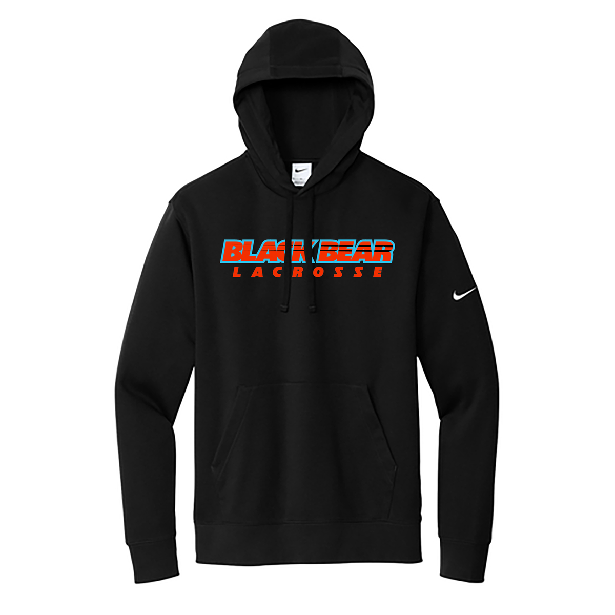 Black Bear Lacrosse Nike Fleece Swoosh Hoodie