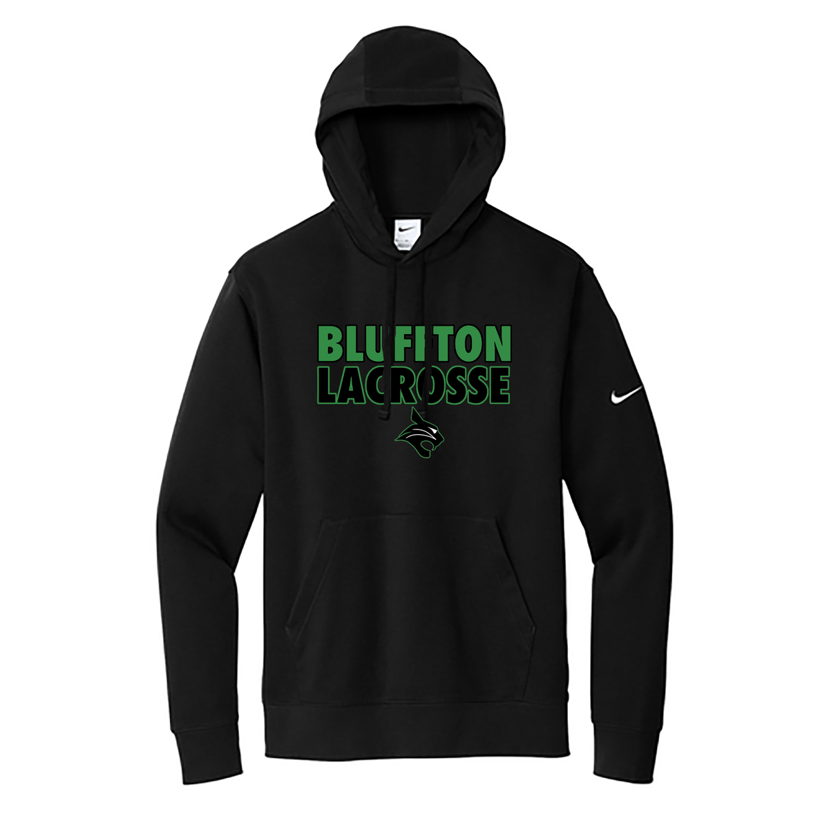 Bluffton High School Lacrosse Nike Fleece Swoosh Hoodie