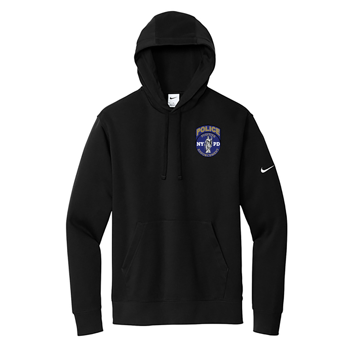 NYPD Warrant Section Nike Fleece Swoosh Hoodie