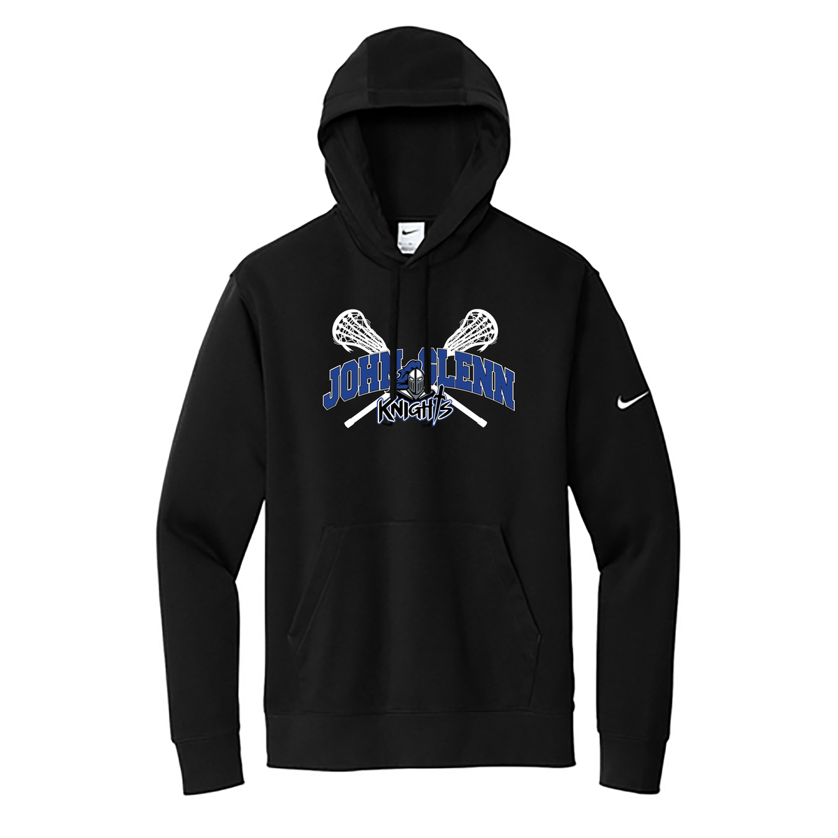 John Glenn Lacrosse Nike Fleece Swoosh Hoodie