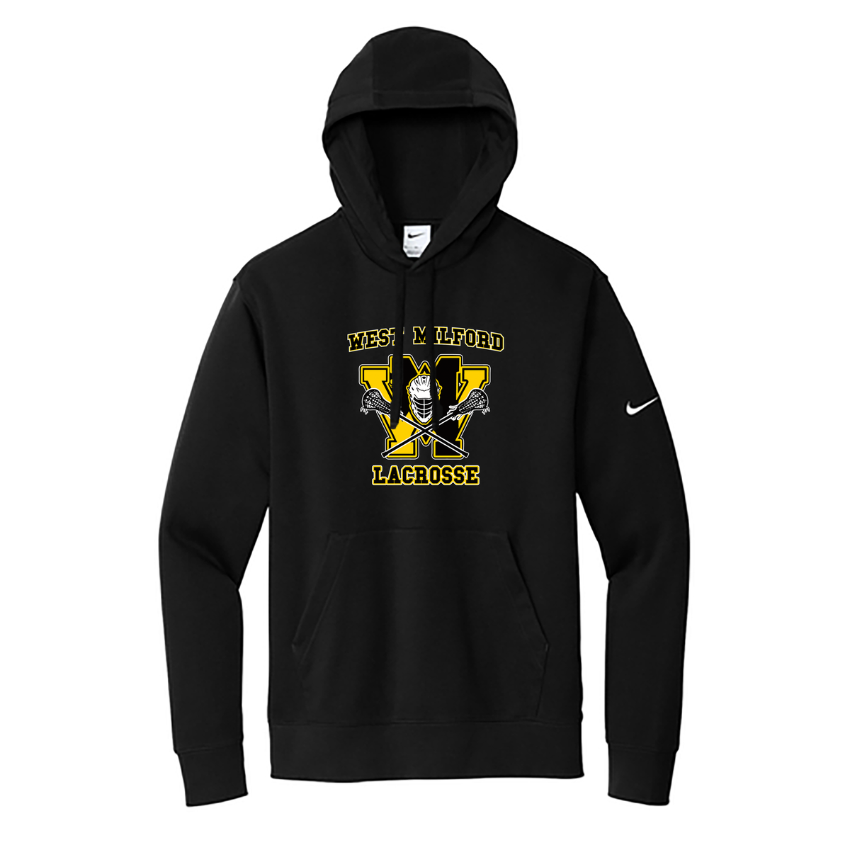 West Milford Lacrosse Nike Fleece Swoosh Hoodie