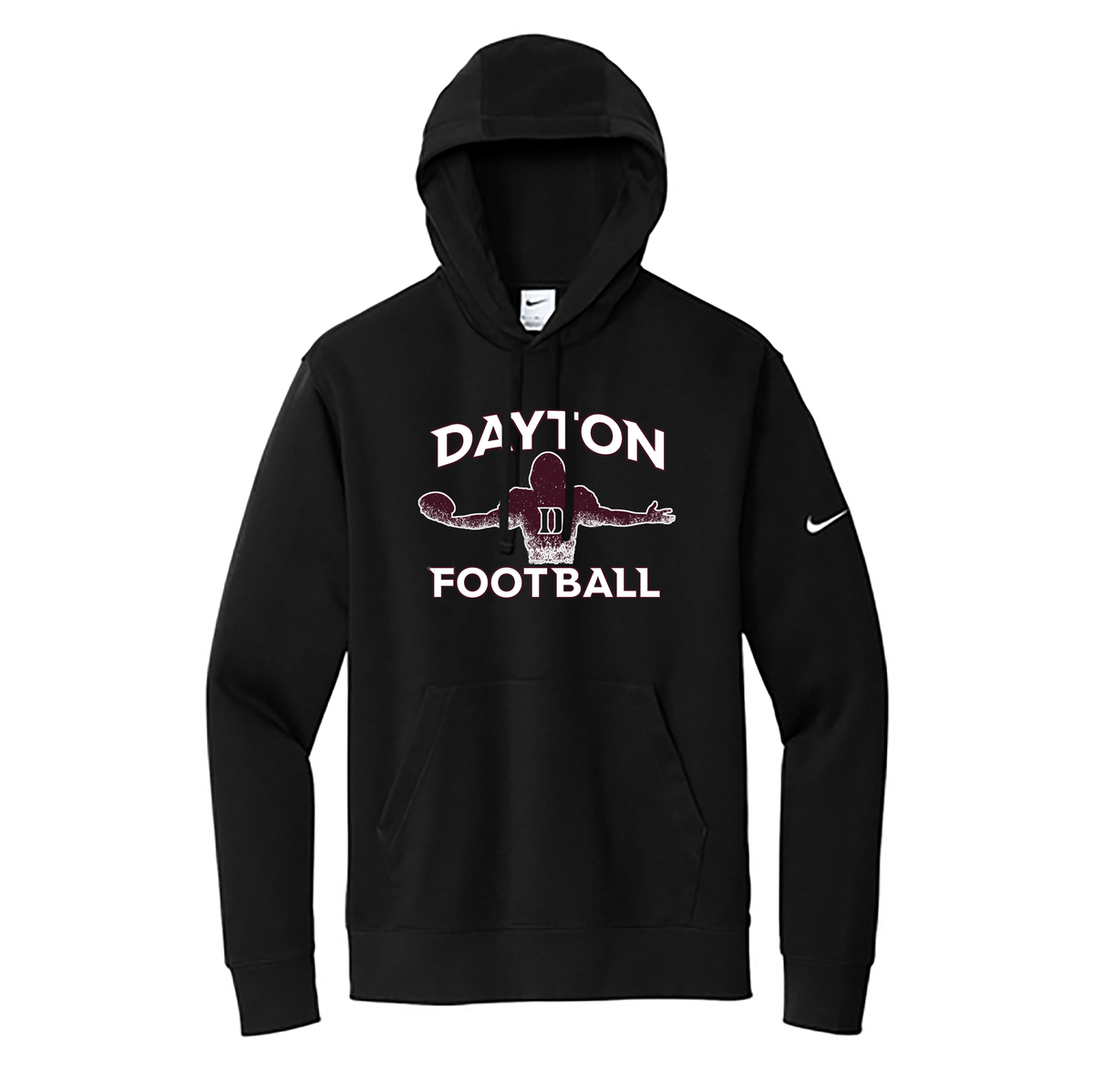 Dayton HS Football Nike Fleece Swoosh Hoodie