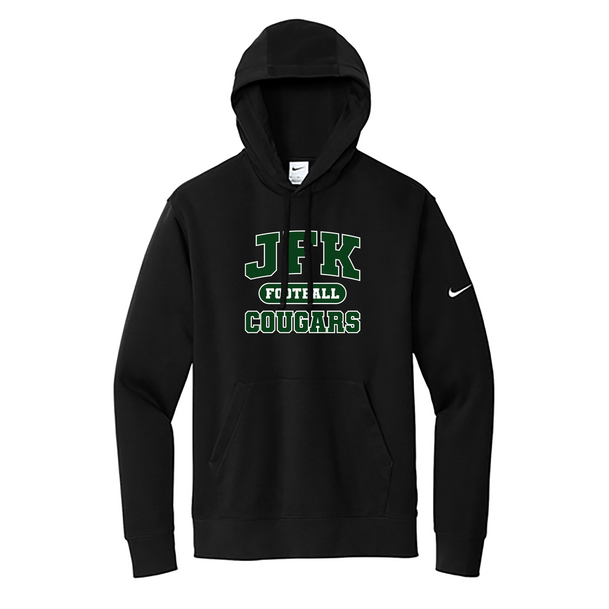 JFK Bellmore Football Nike Fleece Swoosh Hoodie