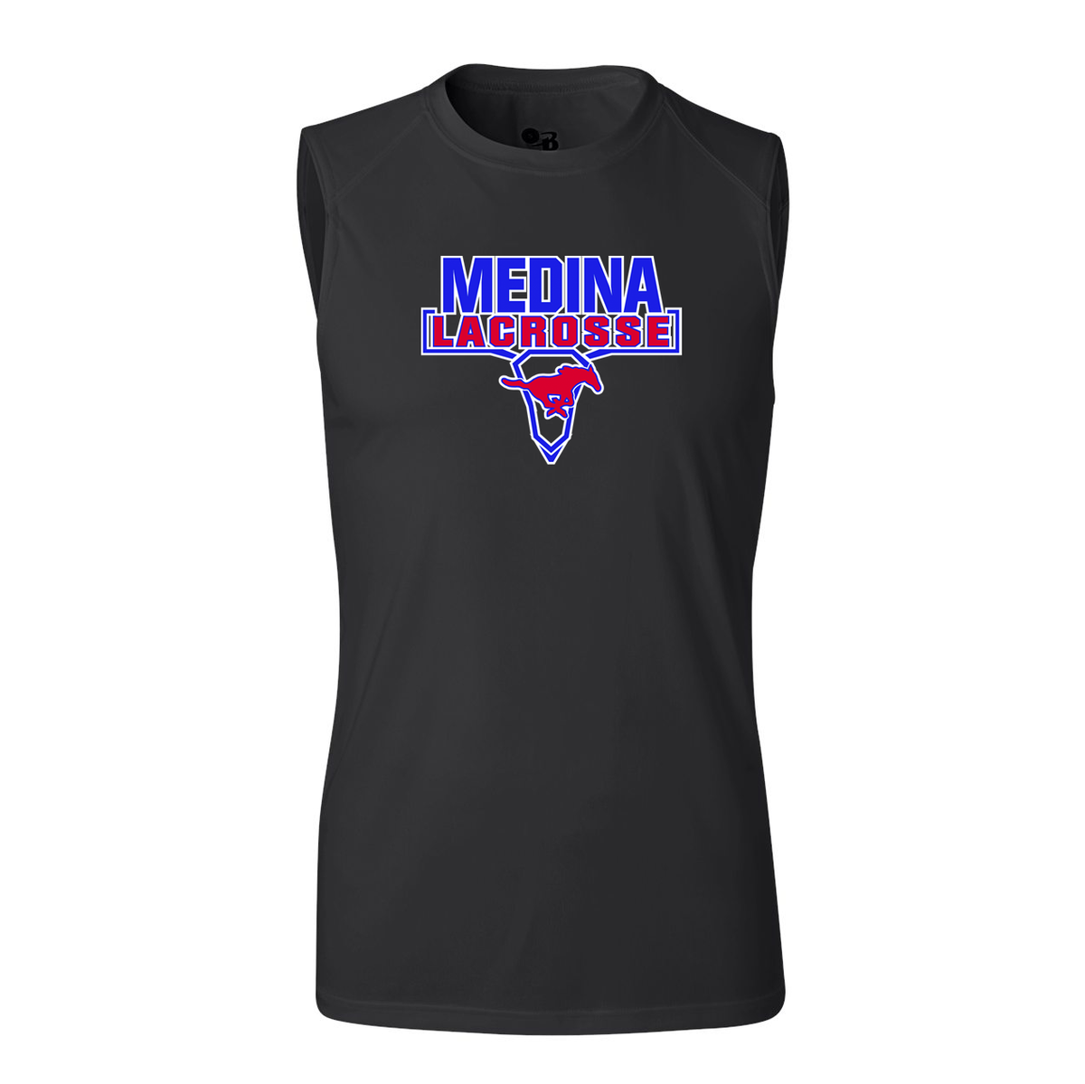 Medina Mustangs Lacrosse B-Core Sleeveless Performance Tank