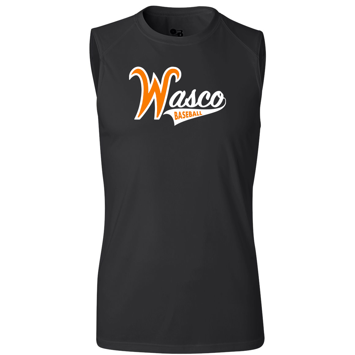 Wasco Union HS Baseball B-Core Sleeveless Performance Tank