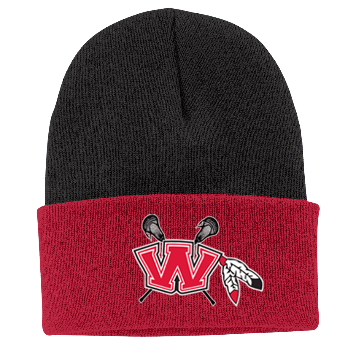 Weston Warrior Lacrosse Club Knit Beanie