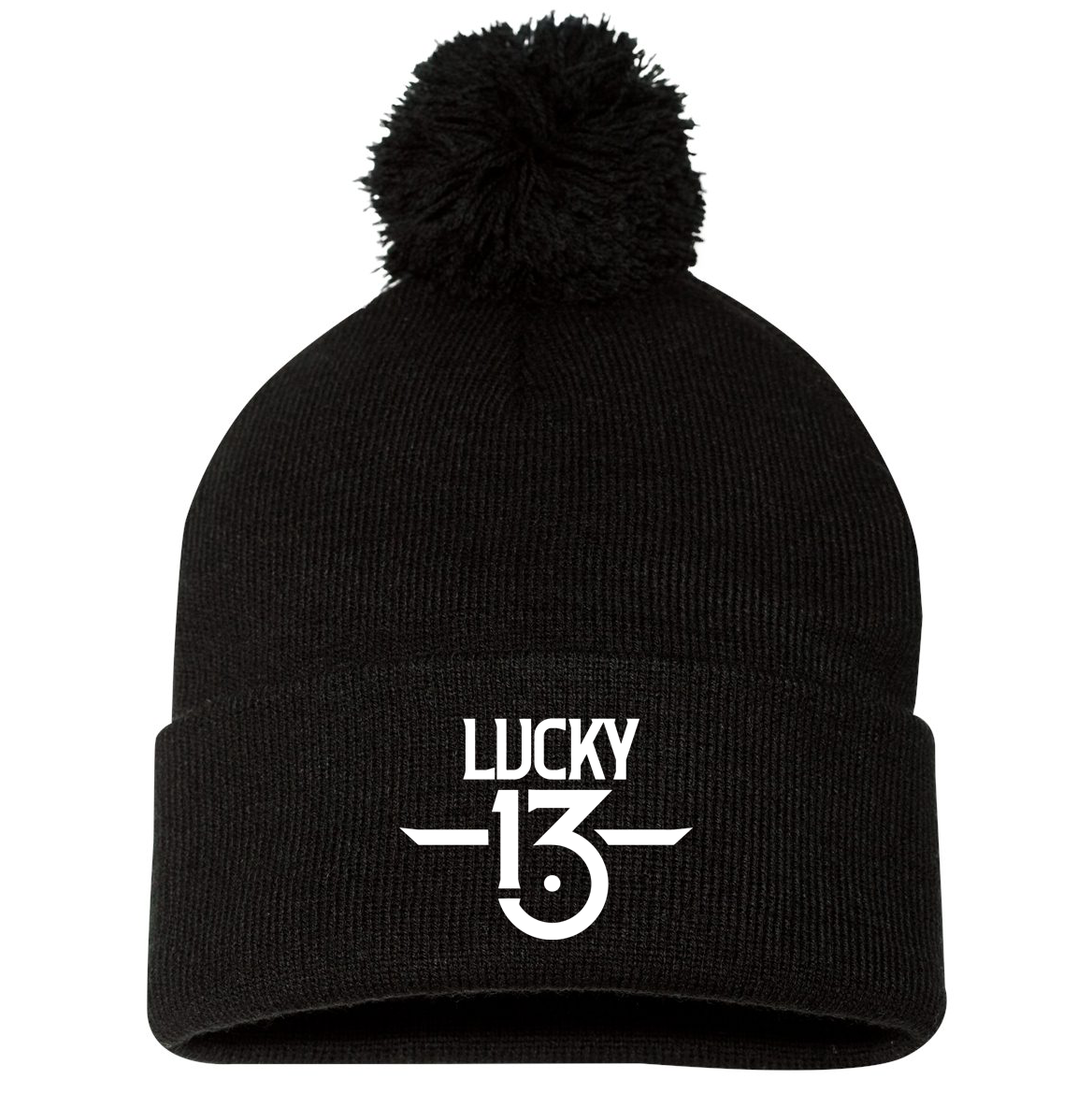 Lucky 13 Creative Pom-Pom Beanie