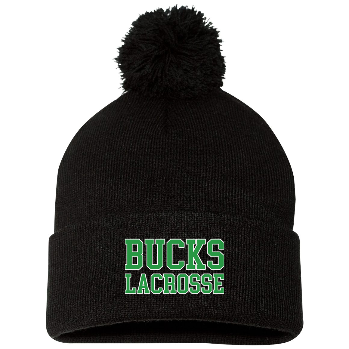 Carroll County Bucks Lacrosse Pom-Pom Beanie