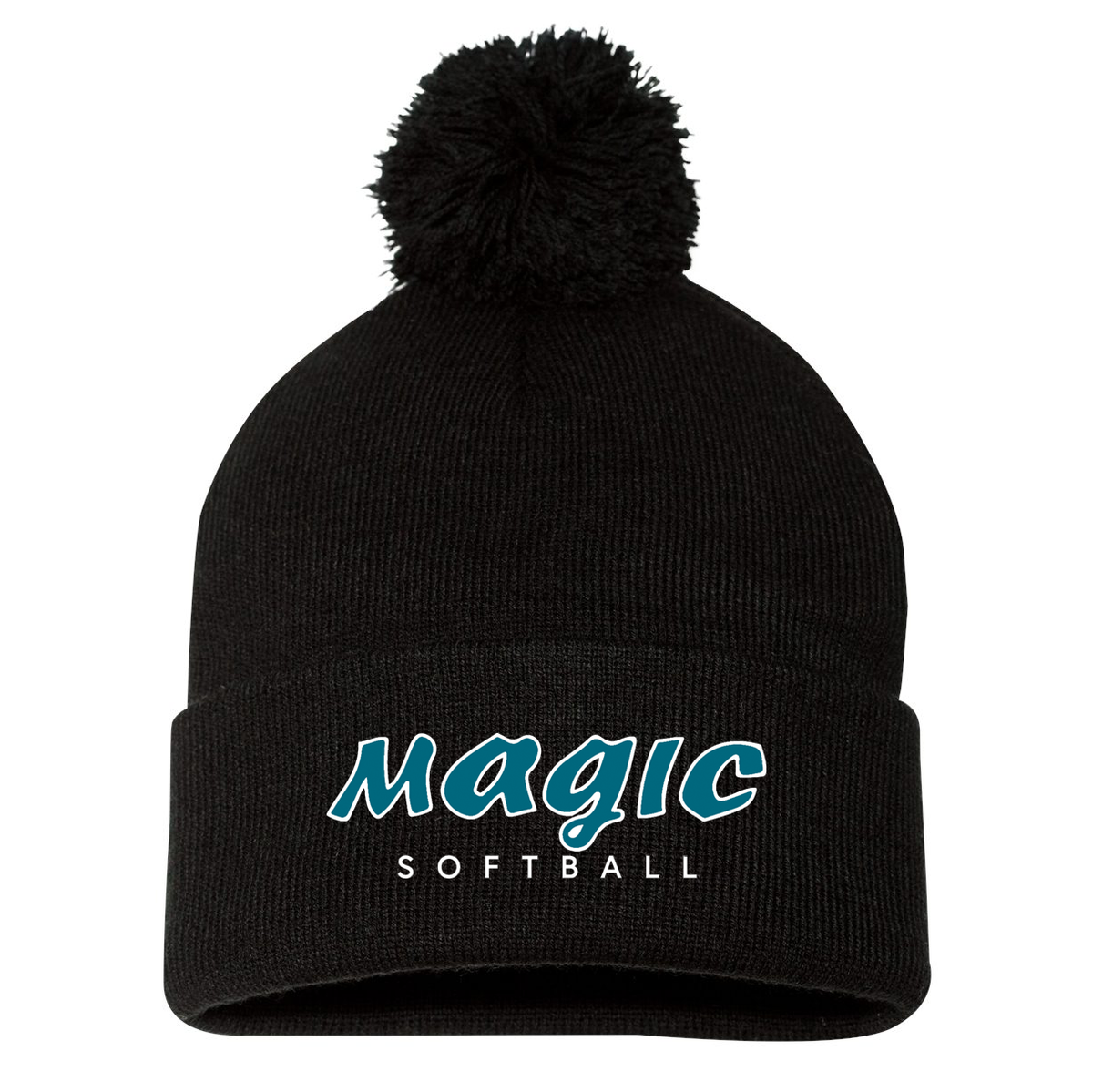 LGCS Softball Pom-Pom Beanie