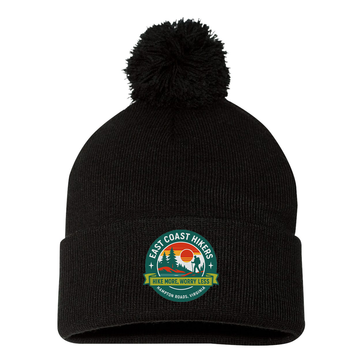 East Coast Hikers Pom-Pom Beanie