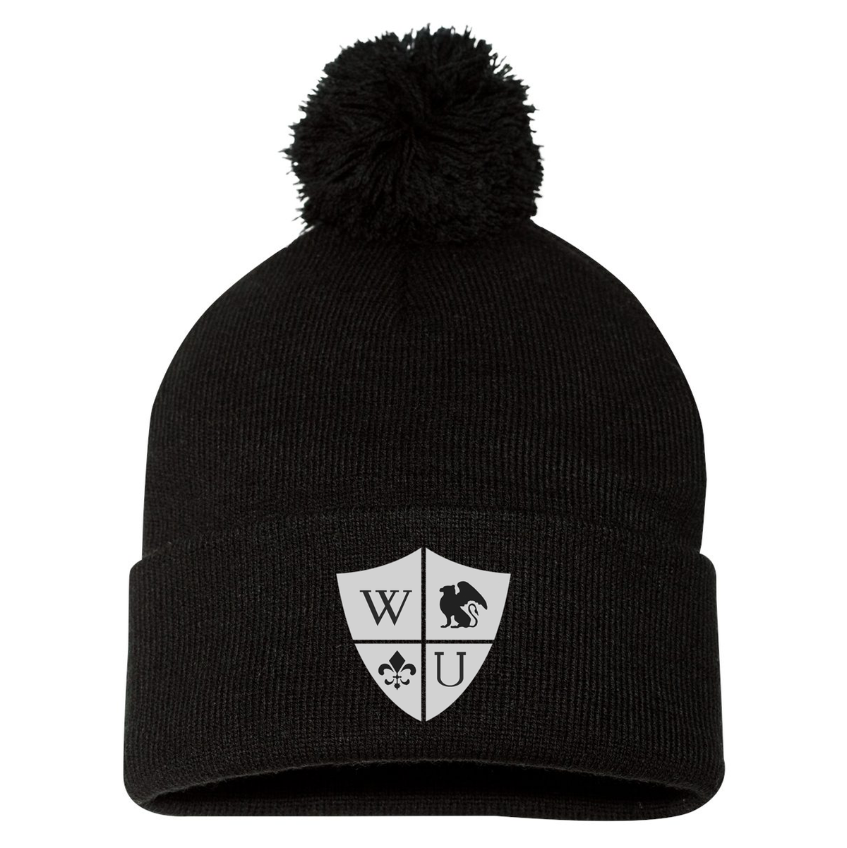 Washington U Club Rugby Pom-Pom Beanie