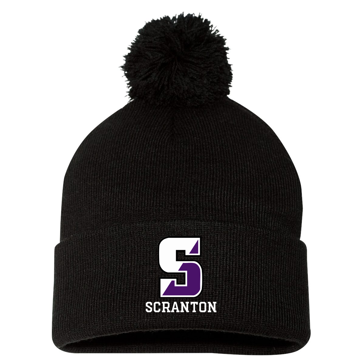 Scranton University Cheer Pom-Pom Beanie