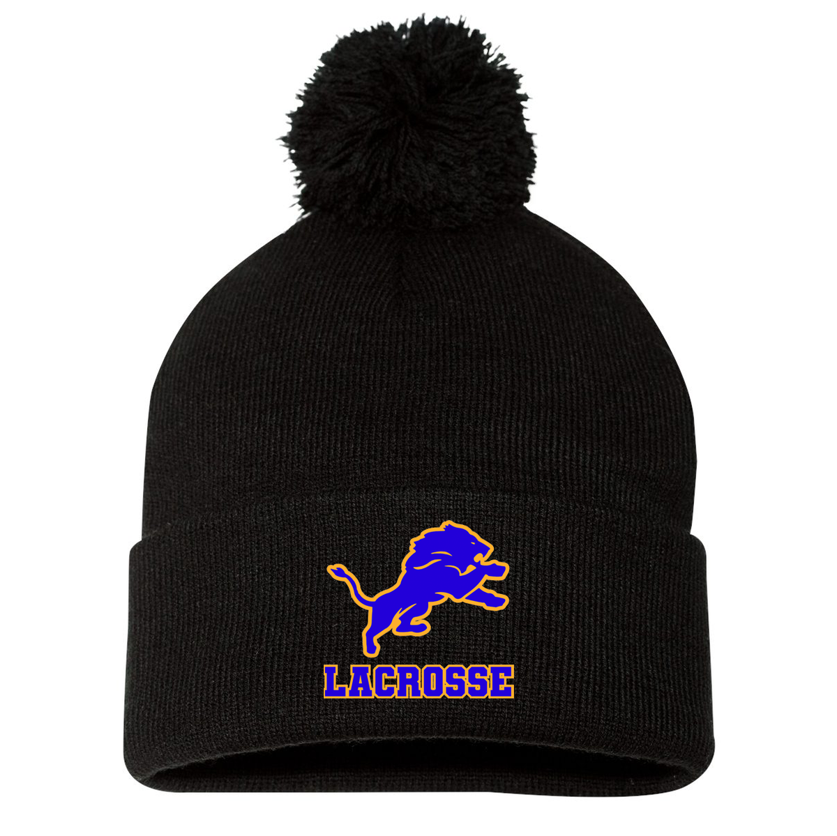 Lockport High School Pom-Pom Beanie