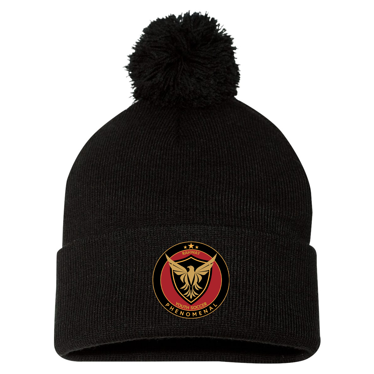 Pursuit Together Soccer Pom-Pom Beanie