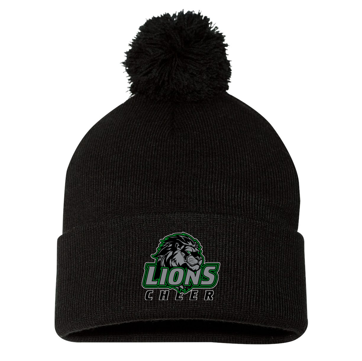 Spring Lions Elite Cheer Pom-Pom Beanie
