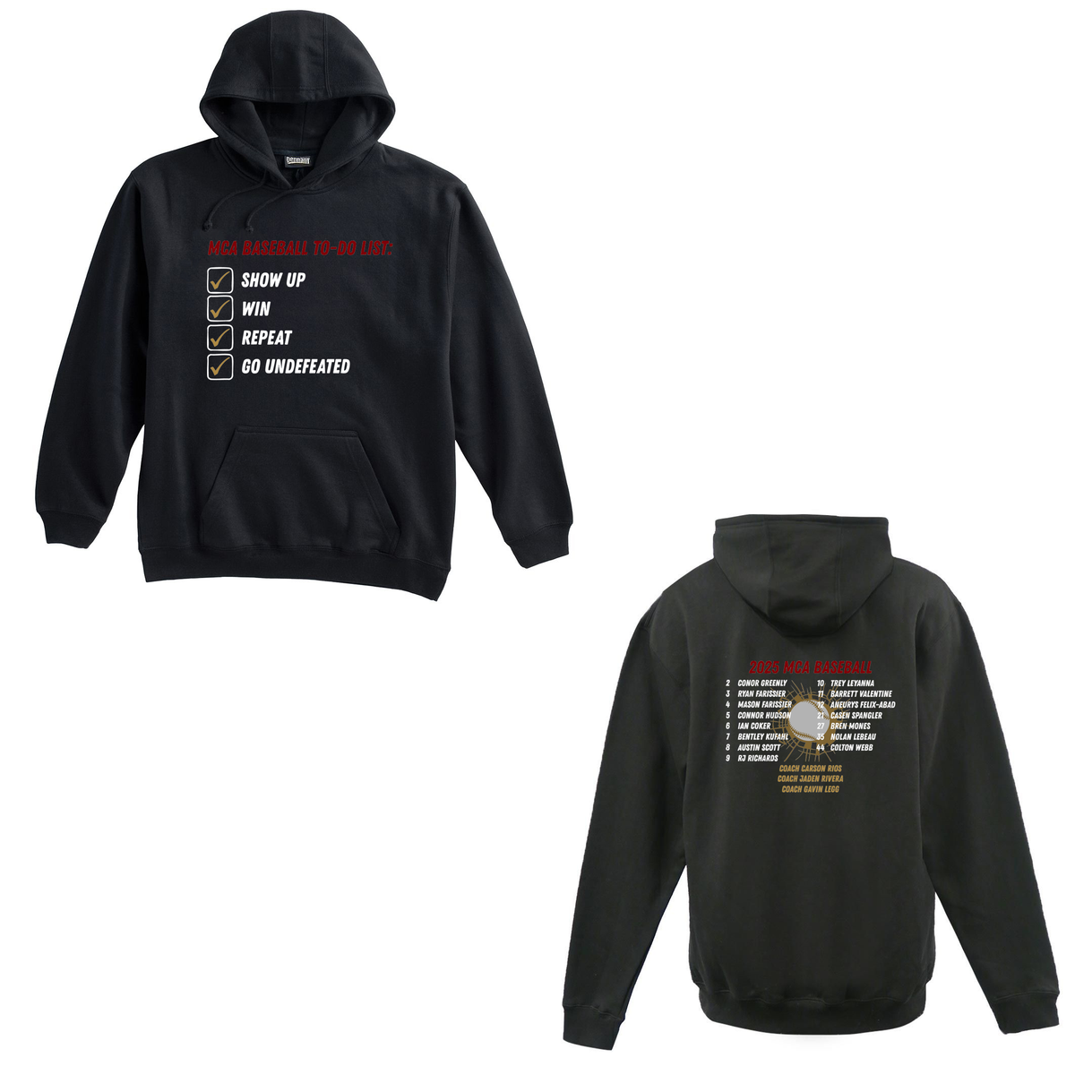 Milford Central Academy Baseball Pennant Sweatshirt