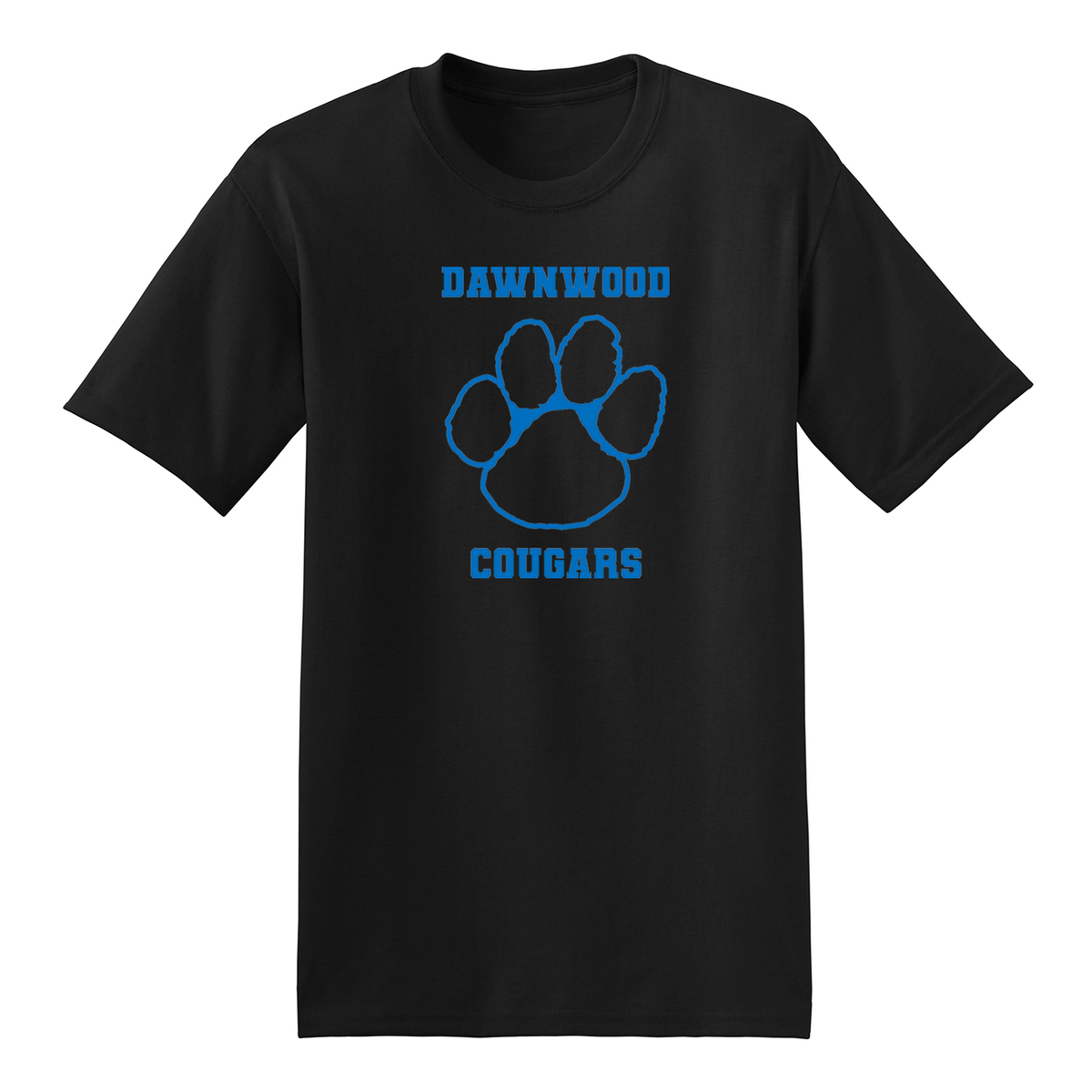 Dawnwood Middle School Glitter Logo T-Shirt