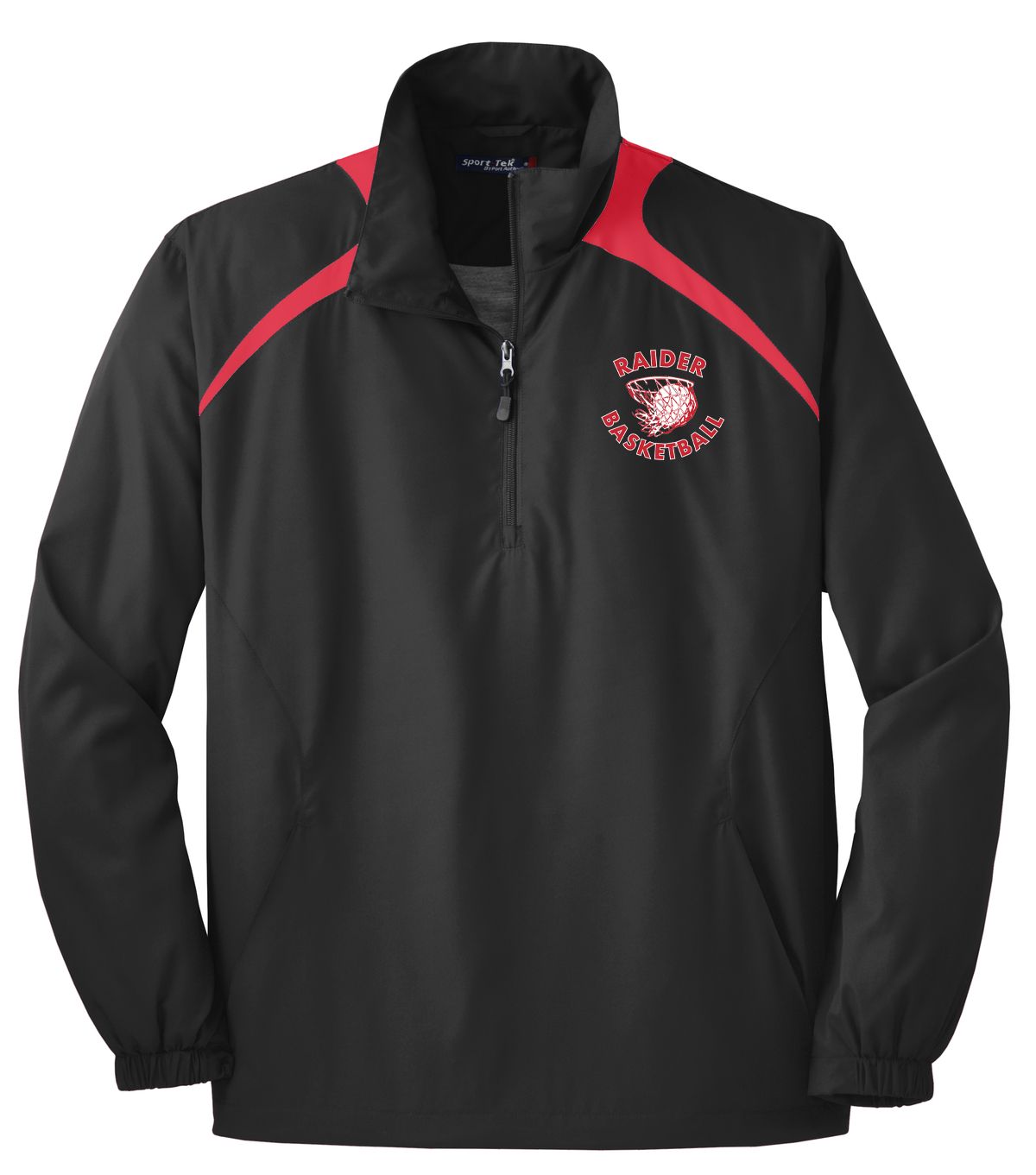 Raider Basketball 1/2-Zip Wind Shirt