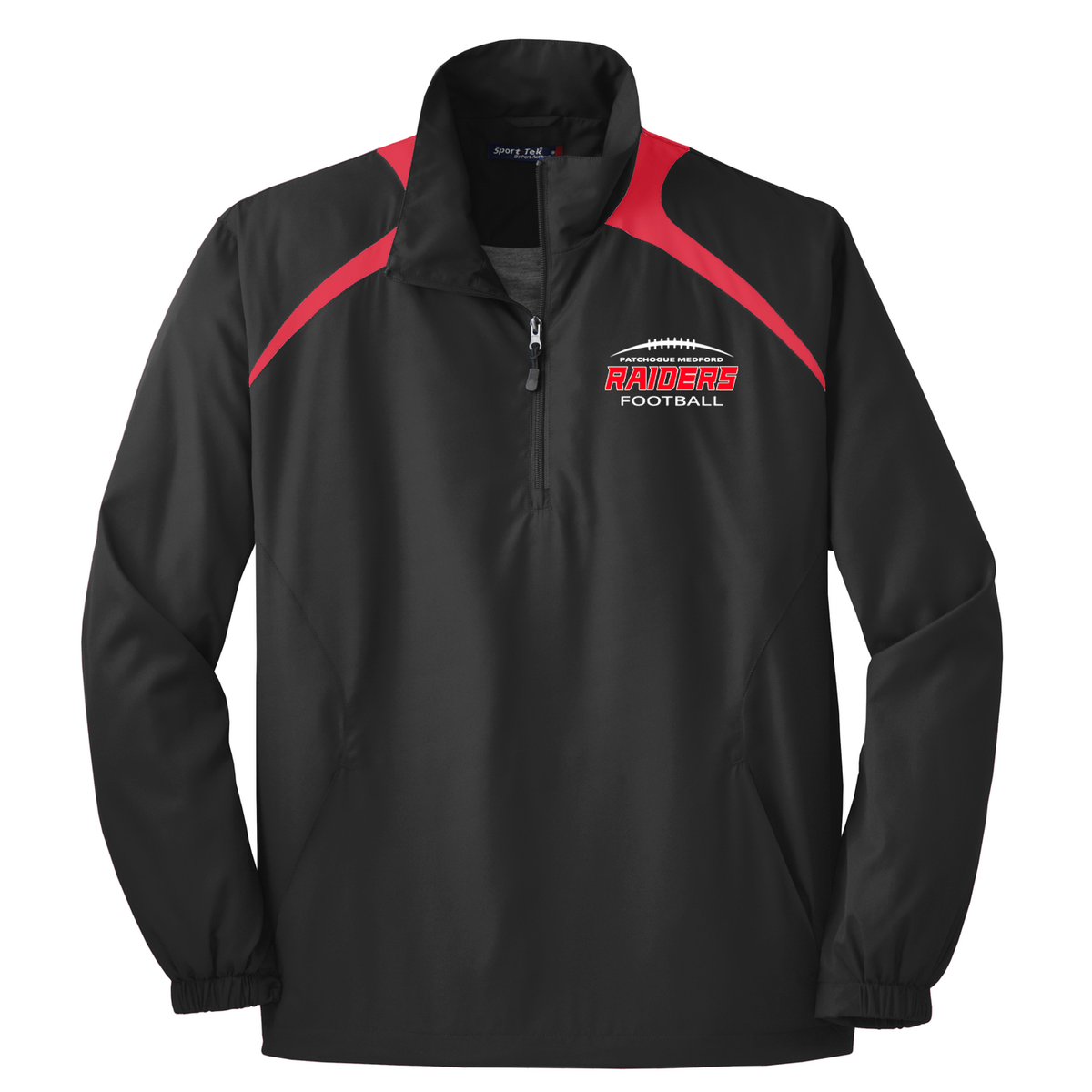 Pat Med Raiders Football 1/2-Zip Wind Shirt