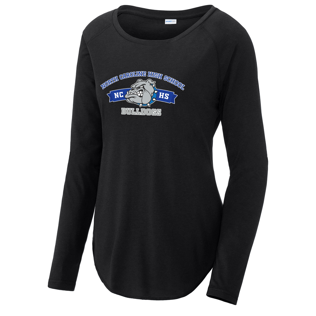 North Caroline Girls Lacrosse Women's Raglan Long Sleeve CottonTouch