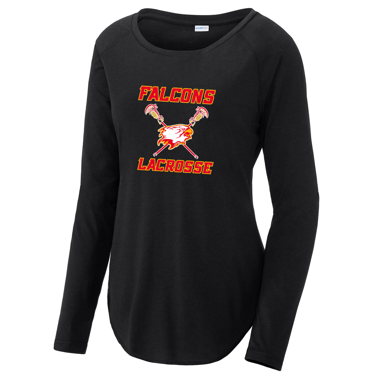 Falcons Lacrosse Club Women's Raglan Long Sleeve CottonTouch