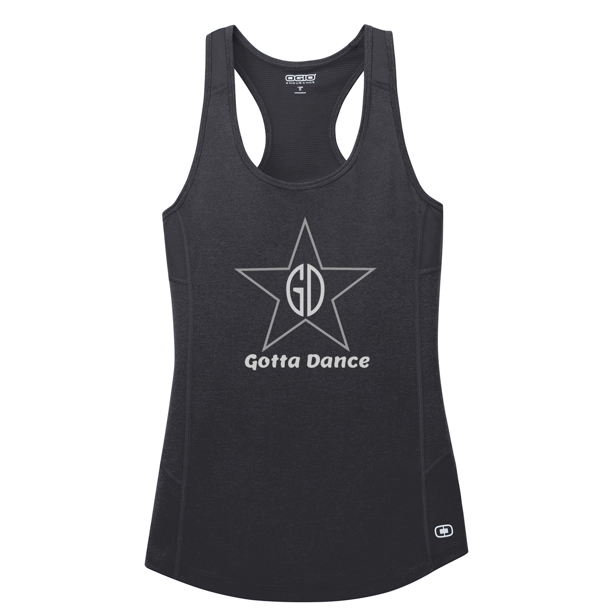 Gotta Dance OGIO® Endurance Ladies Racerback Tank *GLITTER LOGO*