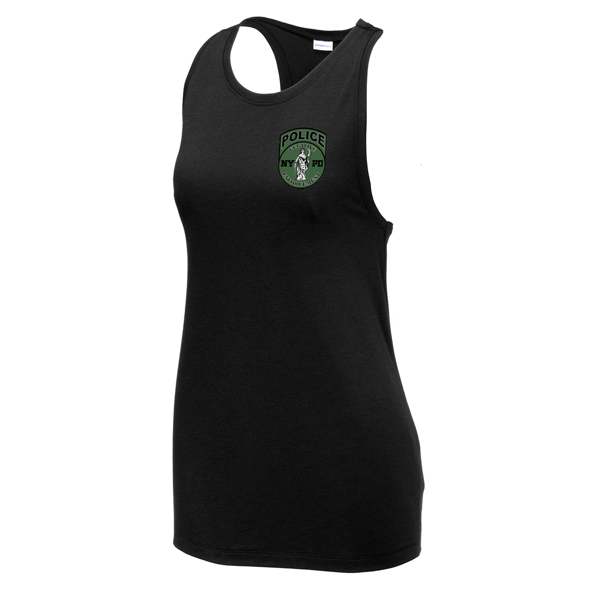 NYPD Warrant Section Women's Tri-Blend Wicking Racerback