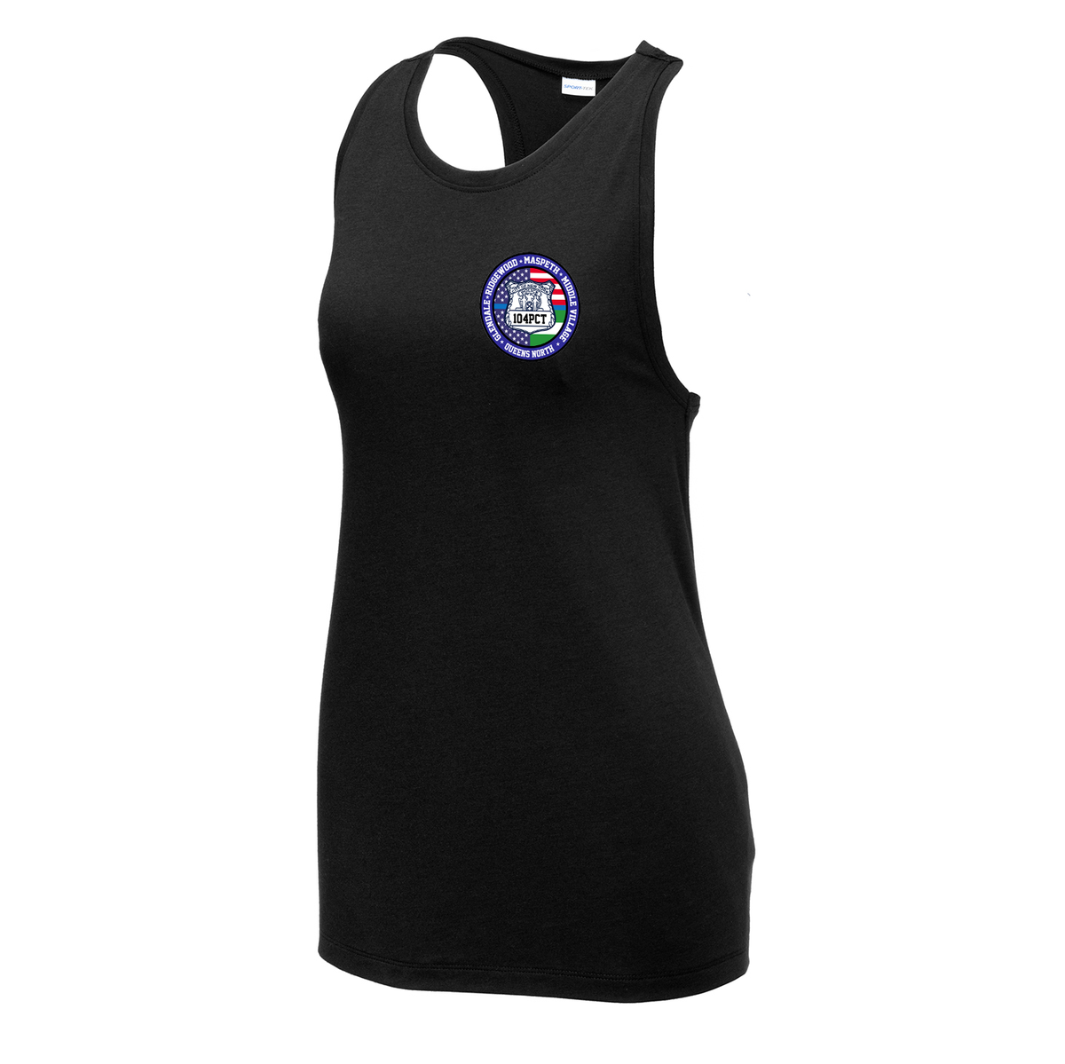 NYPD 104th Pct Women's Tri-Blend Wicking Racerback