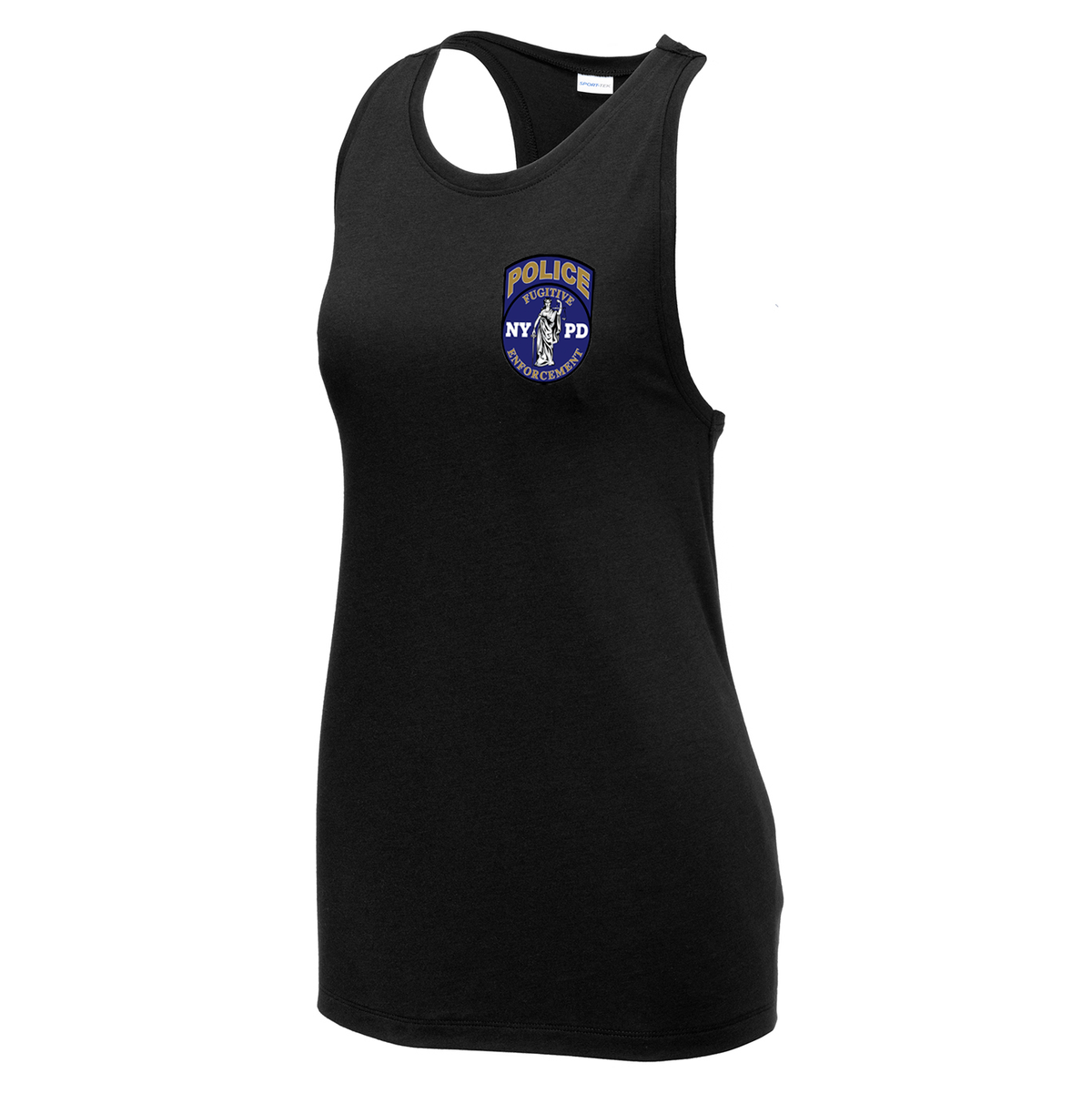 NYPD Warrant Section Women's Tri-Blend Wicking Racerback