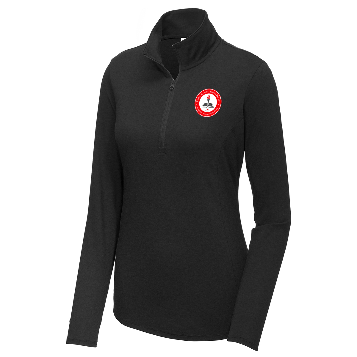 Center Moriches School District Women's Tri-Blend Quarter Zip