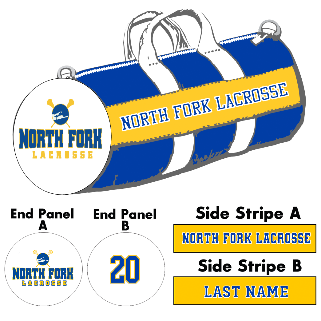 North Fork Lacrosse Custom Gear Bag