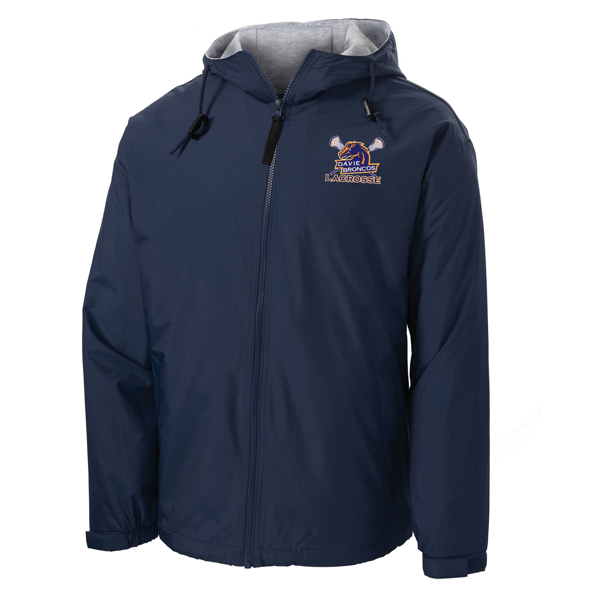 Davie Broncos Lacrosse Hooded Jacket