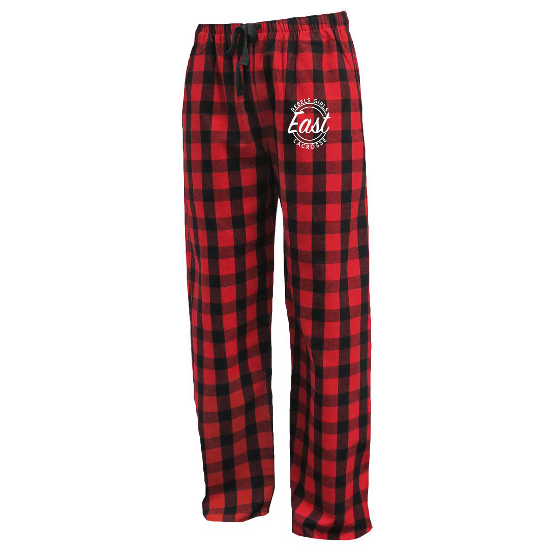 Rebels Girls Lacrosse Flannel Pajama Pants