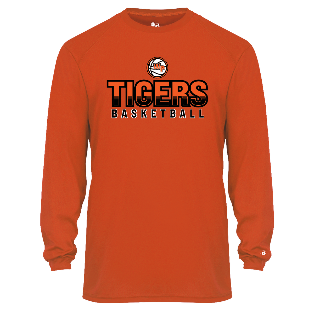 White Plains Middle School Basketball B-Core Long Sleeve