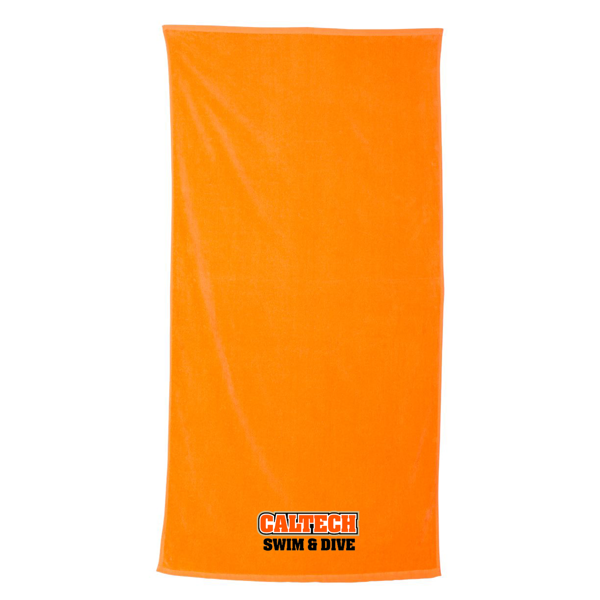 Caltech Swim & Dive Velour Beach Towel