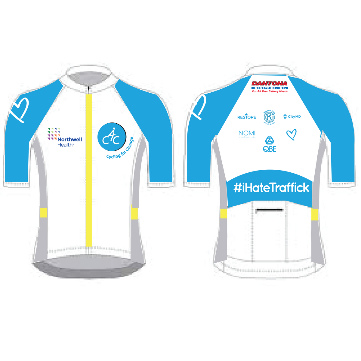 C4C Cycle for Change Sublimated Full-Zip Bike Shirt