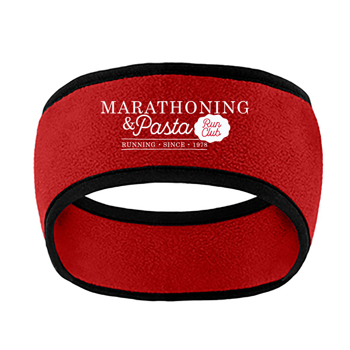 Marathoning and Pasta Club Fleece Headband