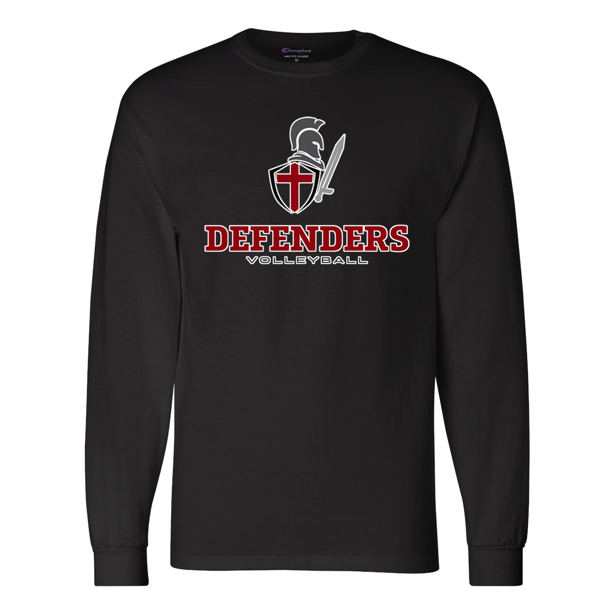 Defenders Volleyball Champion Long Sleeve T-Shirt