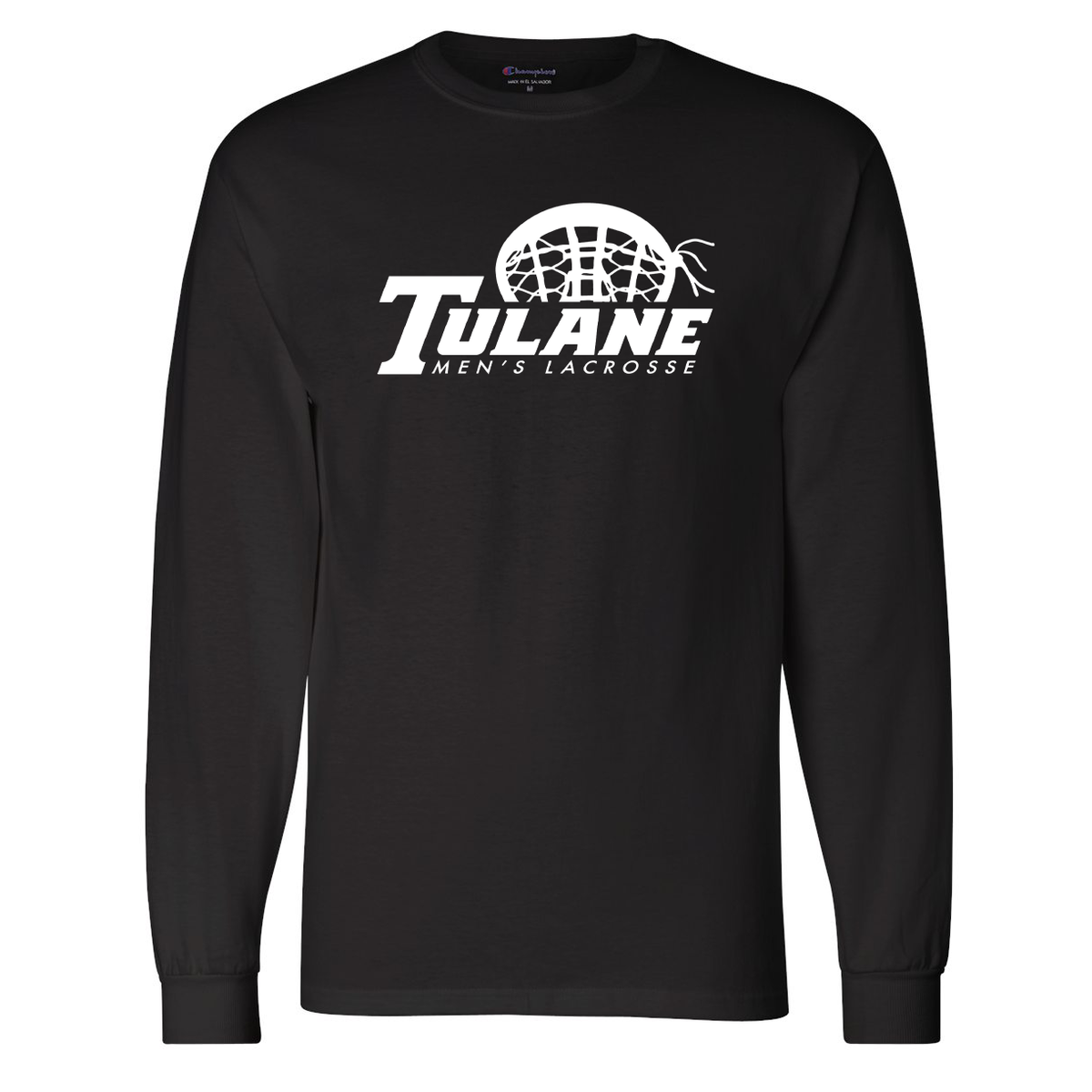 Tulane Mens Club Lacrosse Champion Long Sleeve T-Shirt