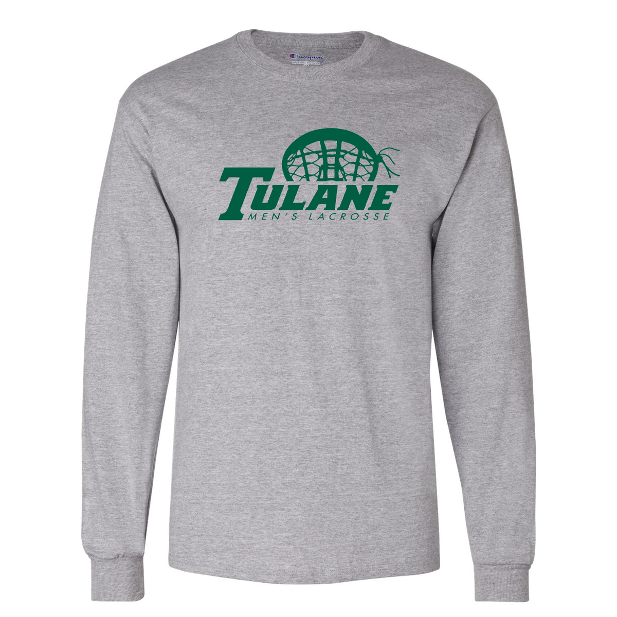 Tulane Mens Club Lacrosse Champion Long Sleeve T-Shirt